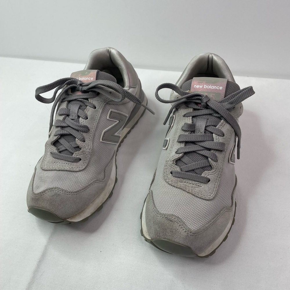 New Balance 515v1 Sneakers Gray Iridescent Pink Rose Size 7.5